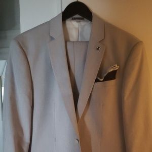 Blue micro dot express suit